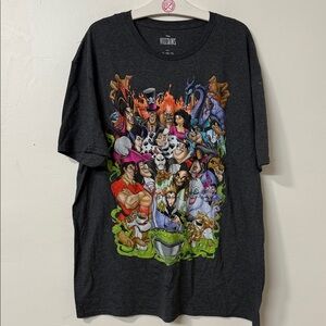 Disney Villains Charcoal Graphic Tee